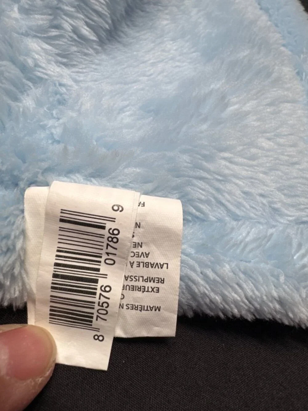 Blankets & Beyond Blue Plush Elephant Security Blanket Lovey For Baby
